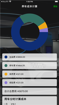 养车成本计算苹果版下载-养车成本计算苹果版 V1.0